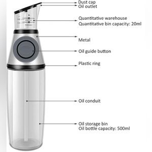 Olive Oil Measure and Pour Bottle - New in Box - Excellent Quality